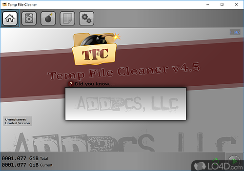Temp File Cleaner - Screenshots
