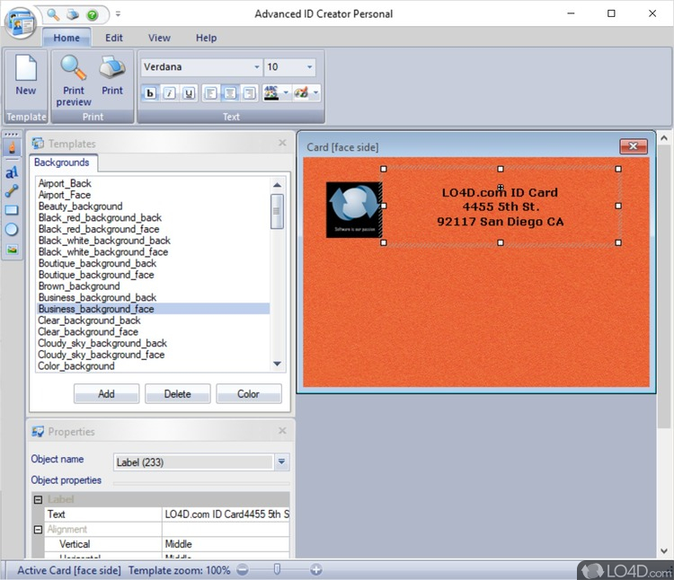 Advanced ID Creator Personal Download