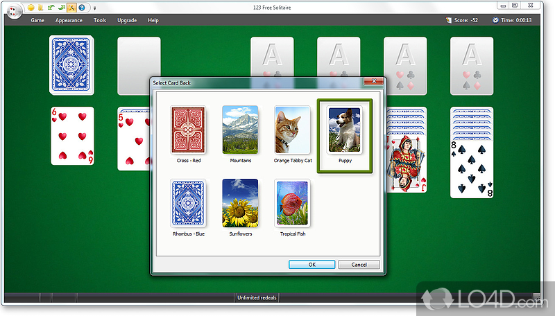 All-in-one game package - Screenshot of 123 Free Solitaire