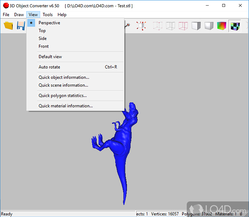 registered 3d object converter