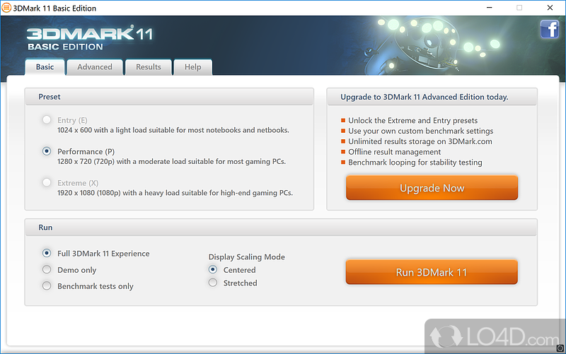 Eye candy right from the start - Screenshot of 3DMark 11