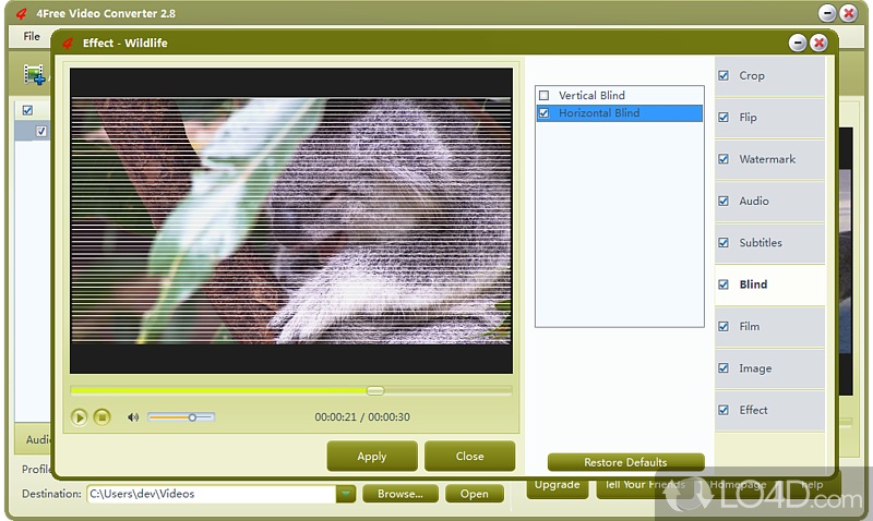 4Free Video Converter screenshot