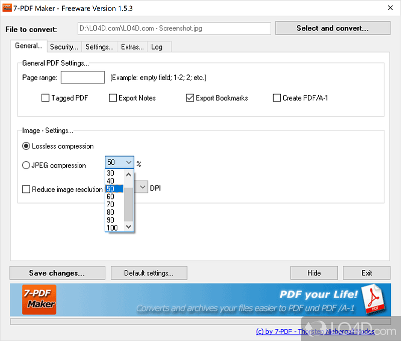 7-PDF Maker screenshot