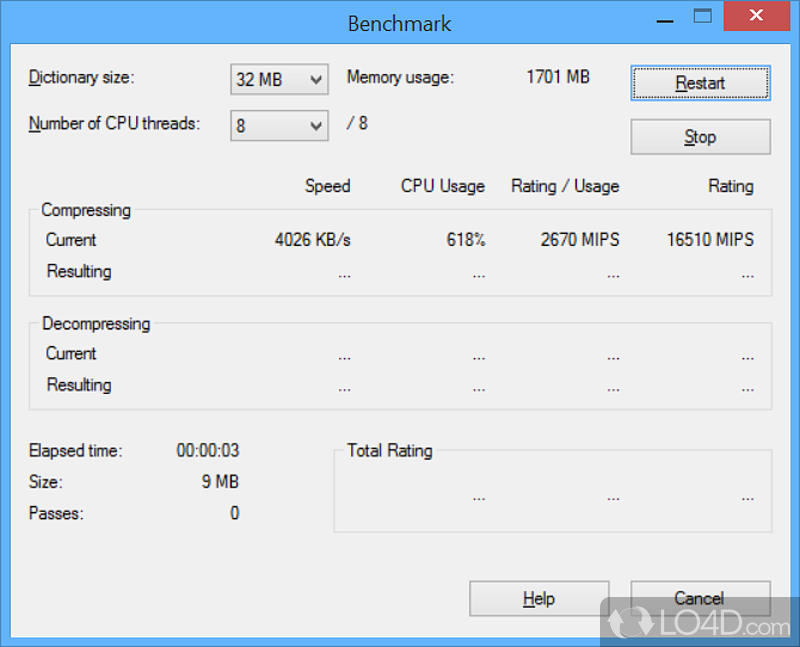 Open compressed files - Screenshot of 7-Zip Portable