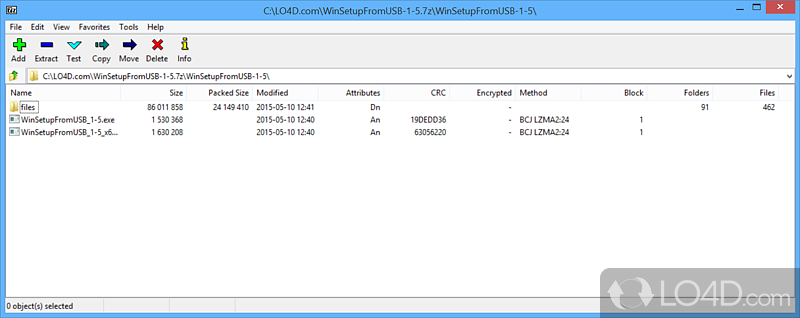 7-Zip Portable: Portable 7-Zip - Screenshot of 7-Zip Portable