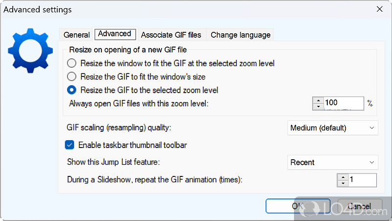 Stop GIFs at any frame - Screenshot of 7GIF
