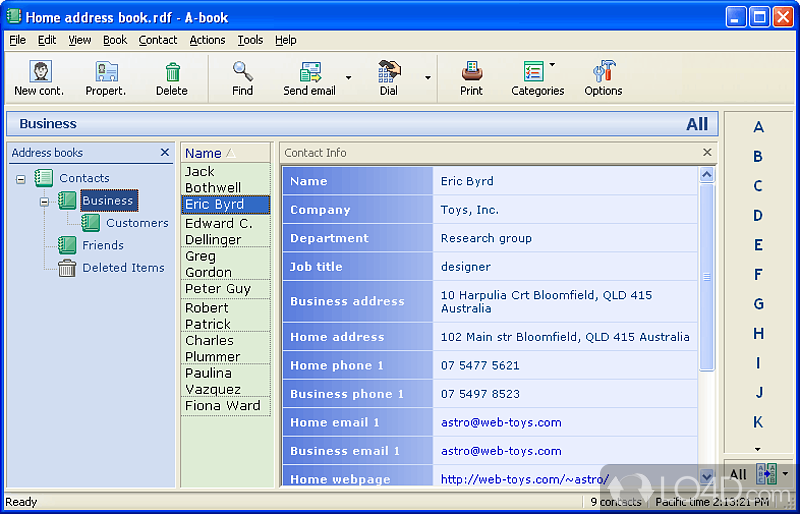 A-book screenshot