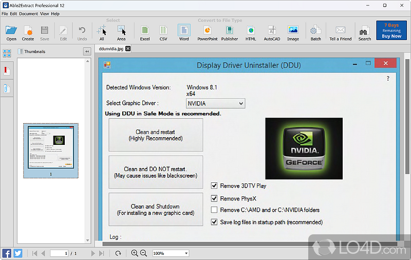 Fill and create PDF forms or convert to Word, CSV, Excel - Screenshot of Able2Extract