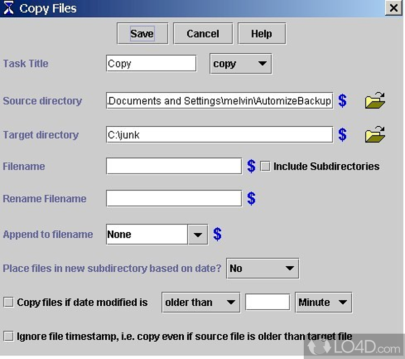AbleFTP: User interface - Screenshot of AbleFTP