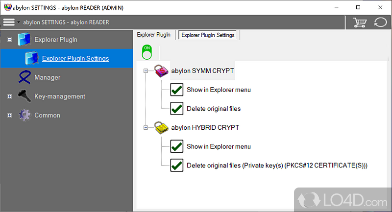 Open and decrypt SME files - Screenshot of abylon READER