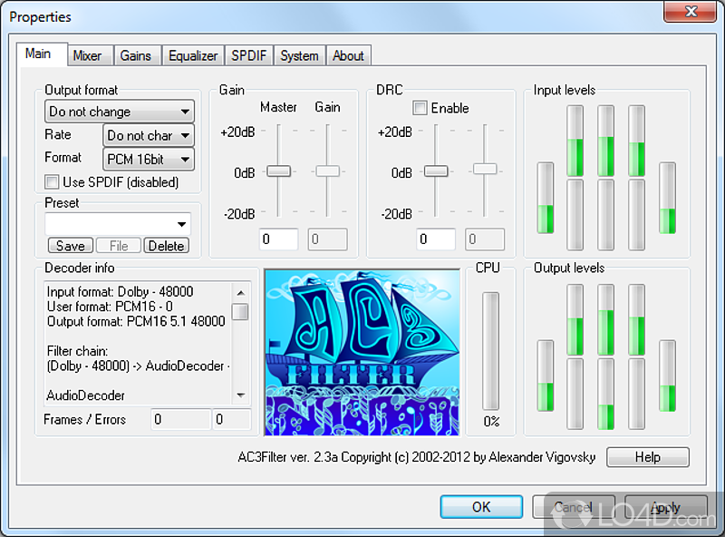 Installation process - Screenshot of AC3Filter