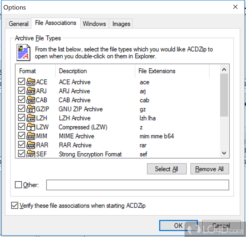 ACDZip screenshot