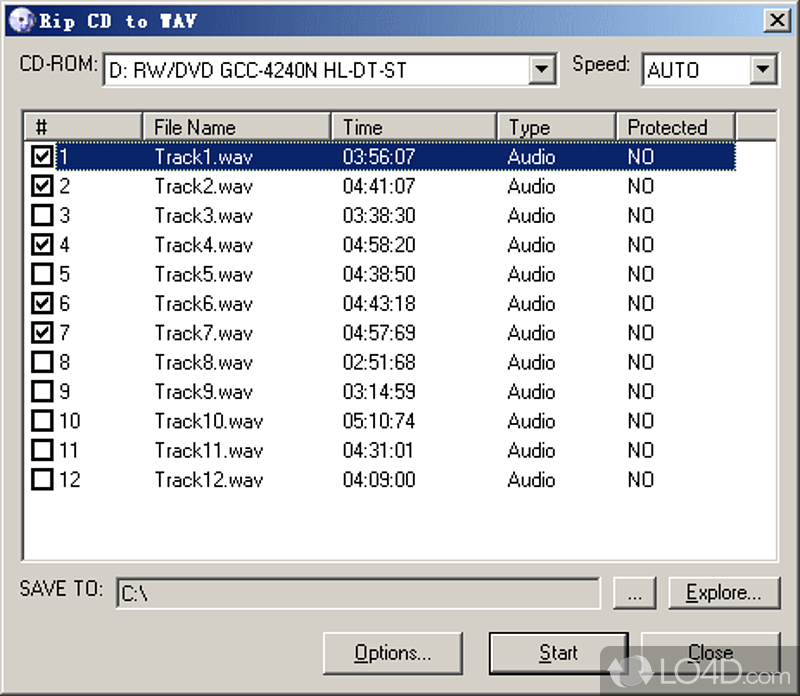 Convert MP3 to CD, Convert WAV to CD, Audio CD Burner - Screenshot of Ace CD Burner