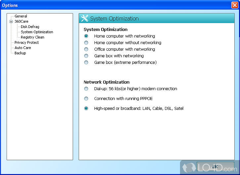 Free Windows-based PC optimizer - Screenshot of Acebyte Utilities