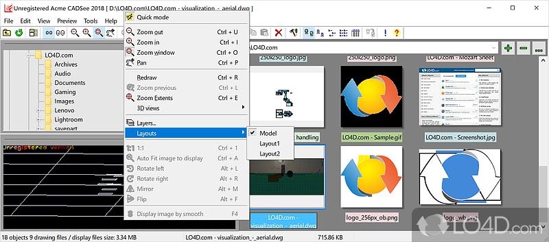 DWG DXF DWF viewer browser and Print - Screenshot of Acme CADSee