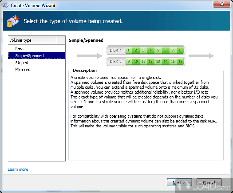 Partition Expert: User interface - Screenshot of Partition Expert