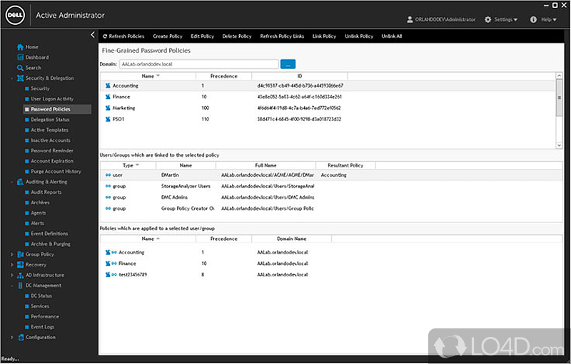 Active Administrator screenshot