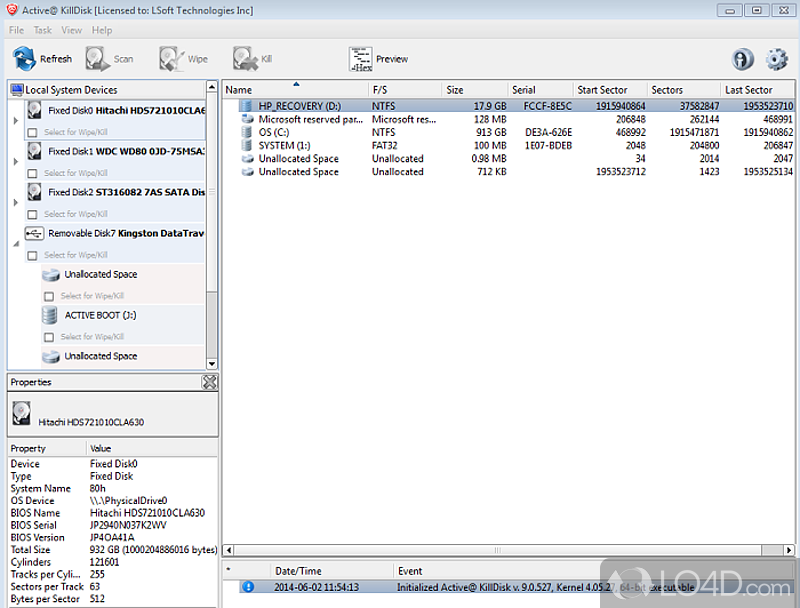 Active@ KillDisk screenshot