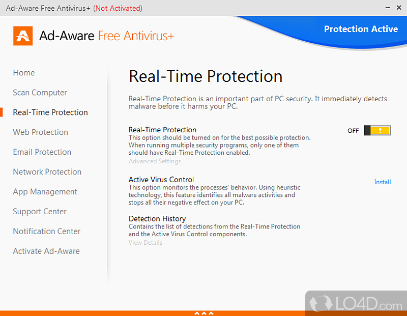 Complete PC security - Screenshot of Ad-Aware Total Security