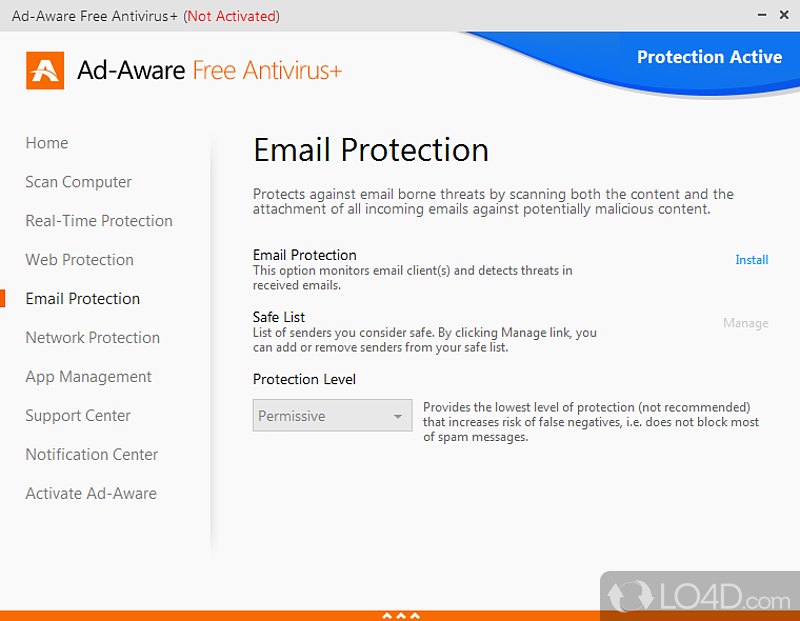 Ad-Aware Total Security: Fast Antivirus - Screenshot of Ad-Aware Total Security