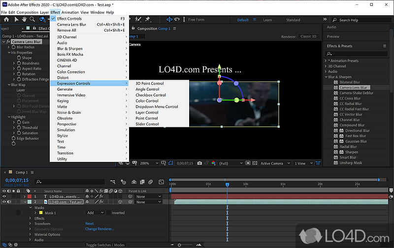 Adobe After Effects: VideoProc - Screenshot of Adobe After Effects