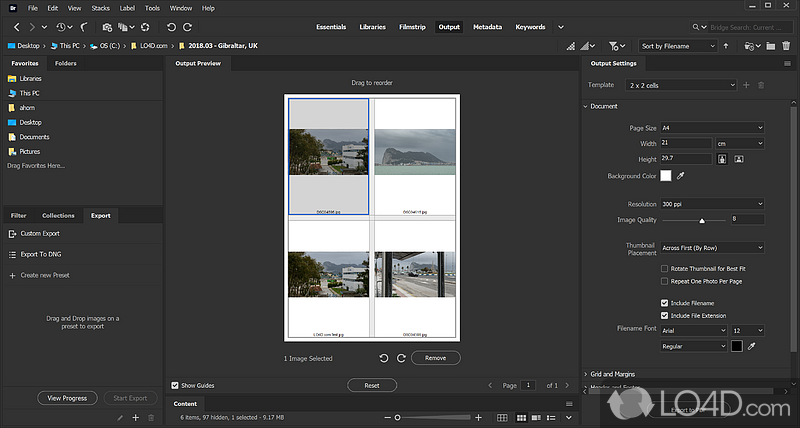 Digital asset management app - Screenshot of Adobe Bridge