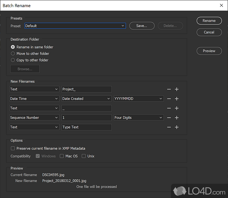 Multimedia creation - Screenshot of Adobe Bridge