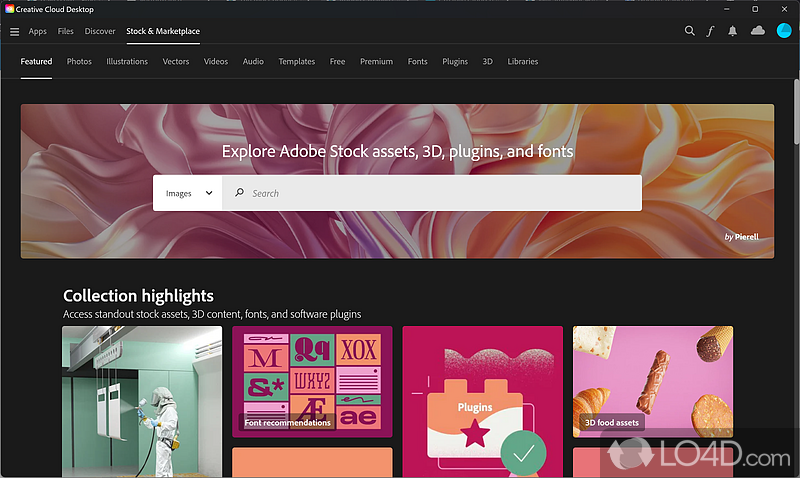 Adobe Creative Cloud: Adobe CC - Screenshot of Adobe Creative Cloud
