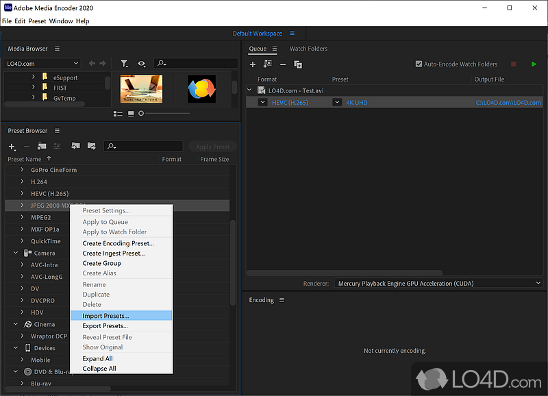 what is adobe media encoder cc 2017