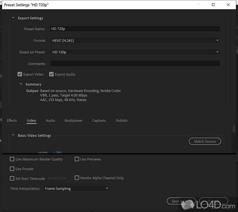 Process multiple videos - Screenshot of Adobe Media Encoder