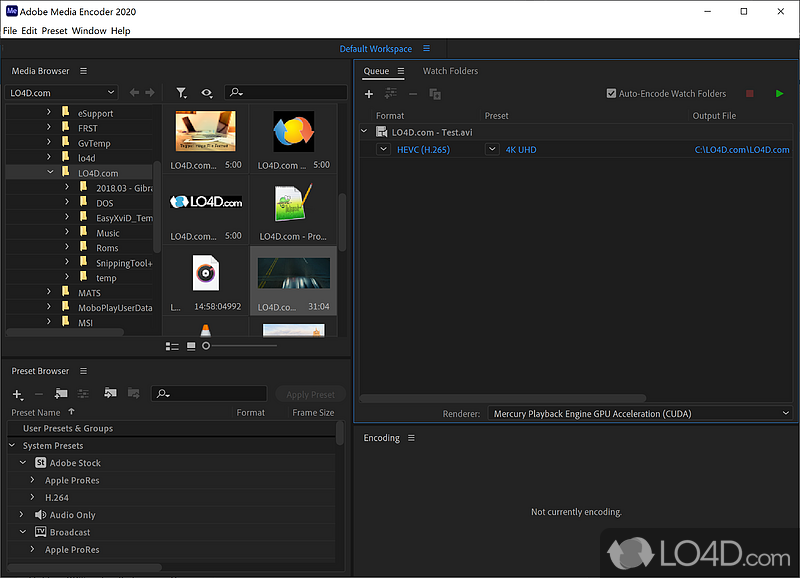 Не установлен adobe media encoder ошибка исправить