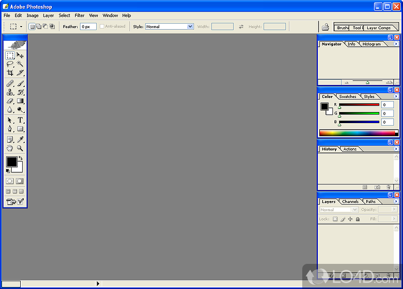 Adobe Photoshop 8 CS screenshot