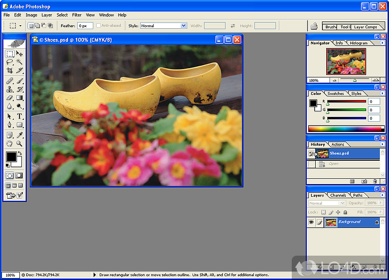 png photo how editor to Screenshots Adobe Photoshop CS 8