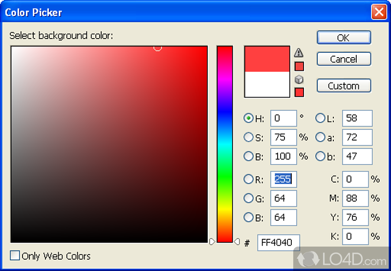 Adobe Photoshop 8 CS screenshot