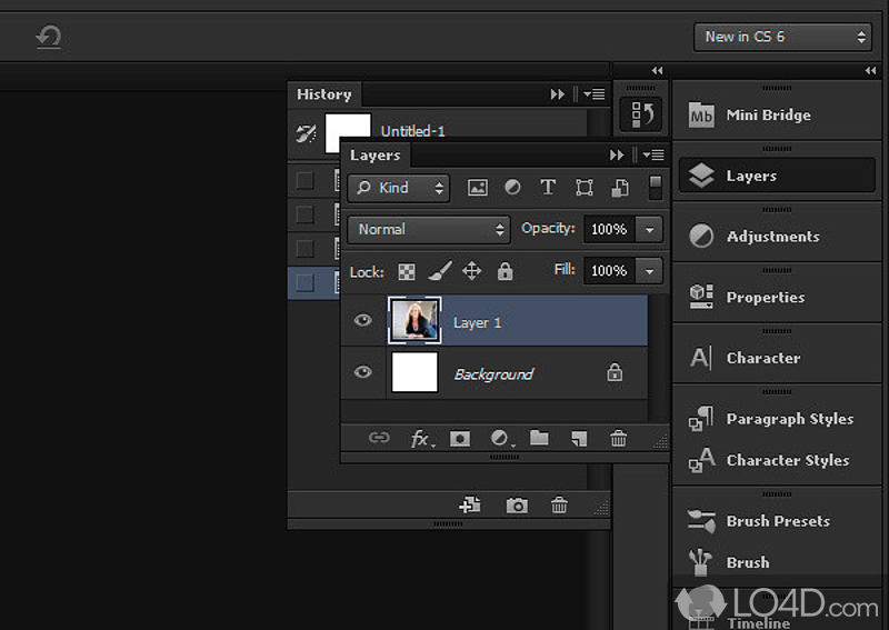 Beta of a powerful photo editing suite - Screenshot of Adobe Photoshop Beta