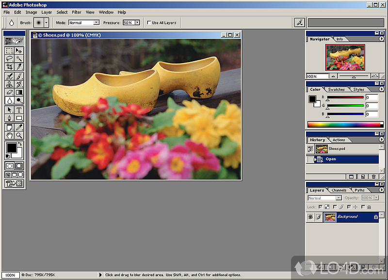 Adobe Photoshop Free: User interface - Screenshot of Adobe Photoshop Free