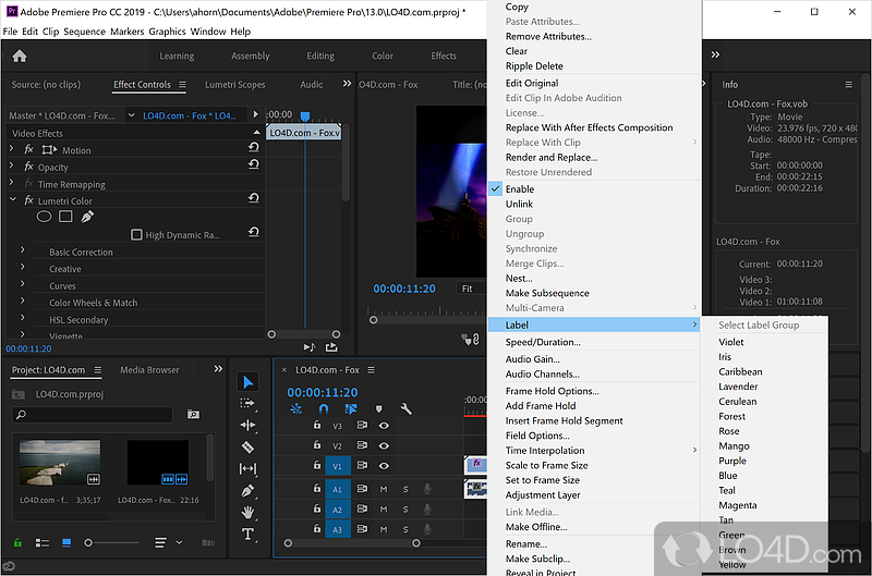 Lots of tutorial videos - Screenshot of Adobe Premiere Pro
