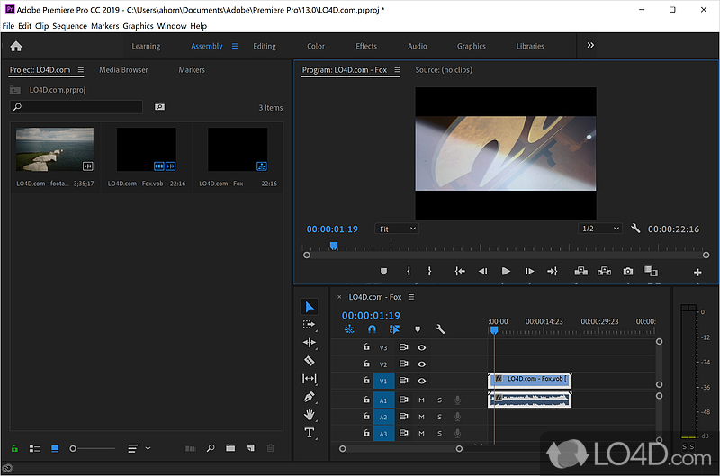 Industry-standard video production app that helps you capture - Screenshot of Adobe Premiere Pro