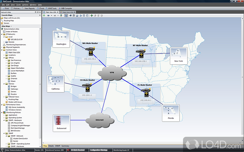 Fast and customizable setup - Screenshot of AdRem NetCrunch