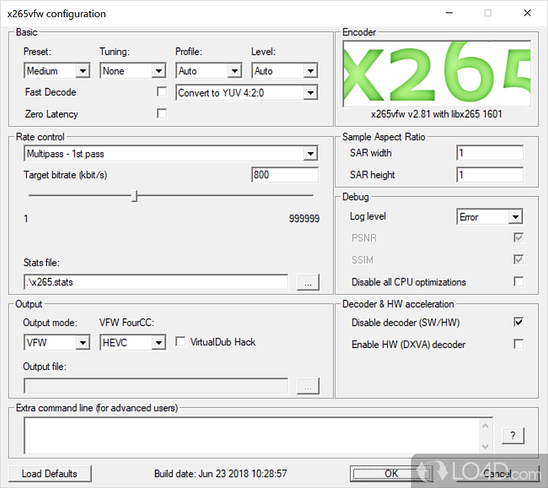 advanced media framework obs codec