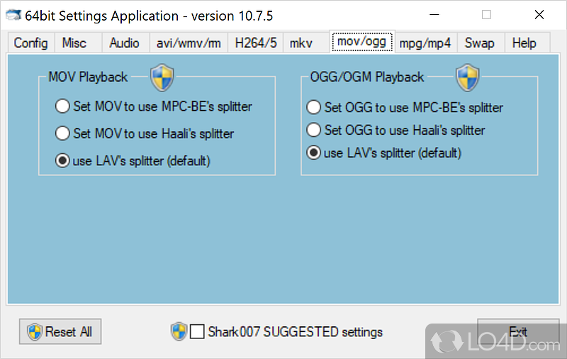 Installs a variety of additional codecs to system for video support - Screenshot of ADVANCED Codecs