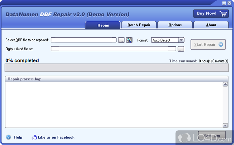 Can be used by all those who want to retrieve contents from their broken DBF files - Screenshot of Advanced DBF Repair