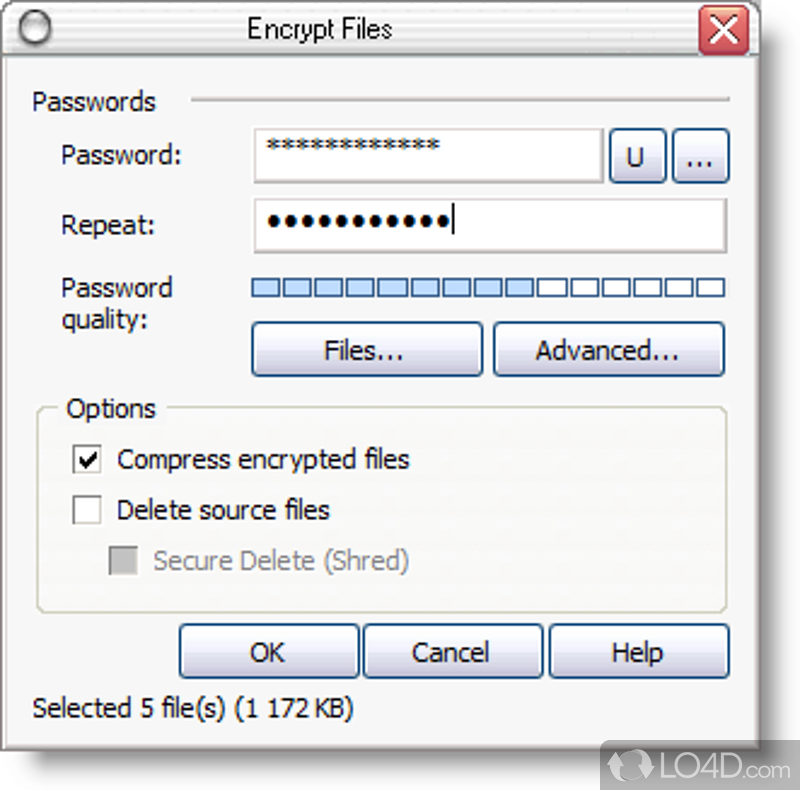 Advanced Encryption Professional screenshot