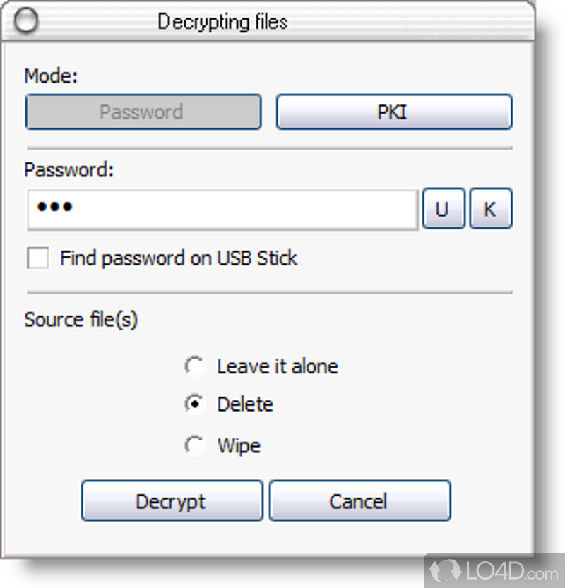 Advanced Encryption Professional screenshot