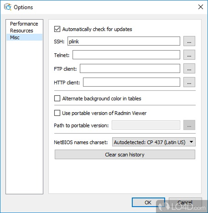 Viewopened and closed ports on a network - Screenshot of Advanced Port Scanner