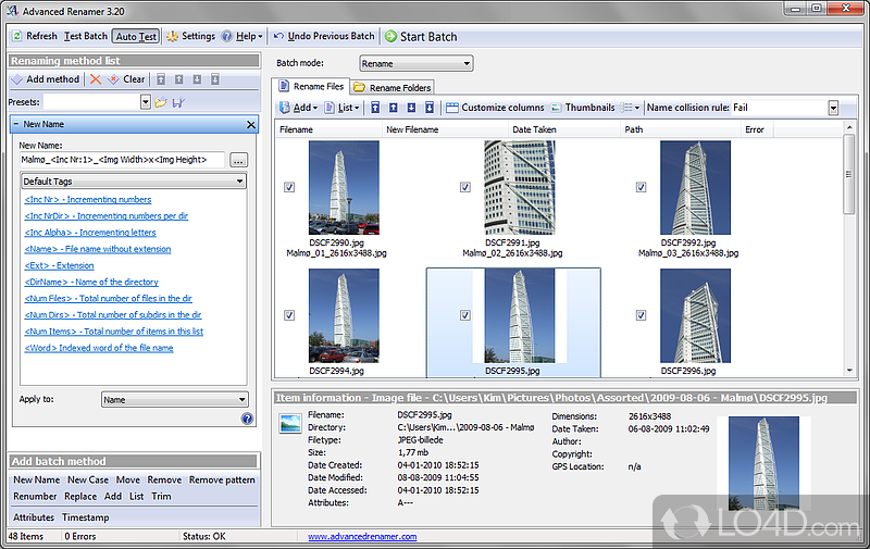 Advanced Renamer 3.92 for windows download