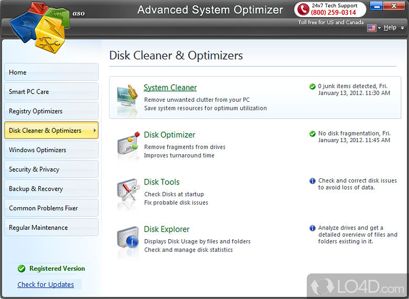 Advanced System Optimizer screenshot