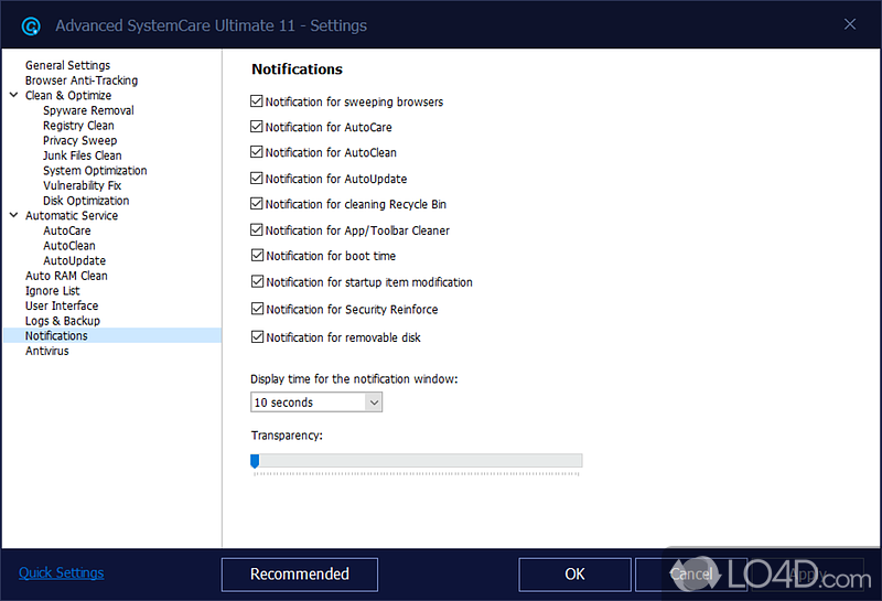 All-in-one solution, recommended for complete care - Screenshot of Advanced SystemCare Ultimate