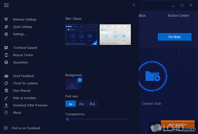 Advanced SystemCare Ultimate: Antivirus module - Screenshot of Advanced SystemCare Ultimate