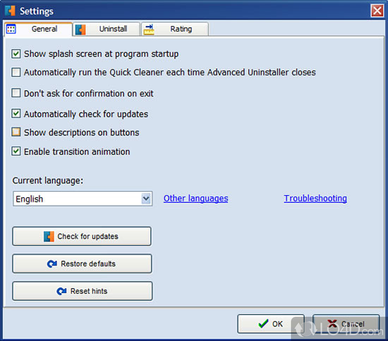 Uninstall difficult to remove programs - Screenshot of Advanced Uninstaller PRO